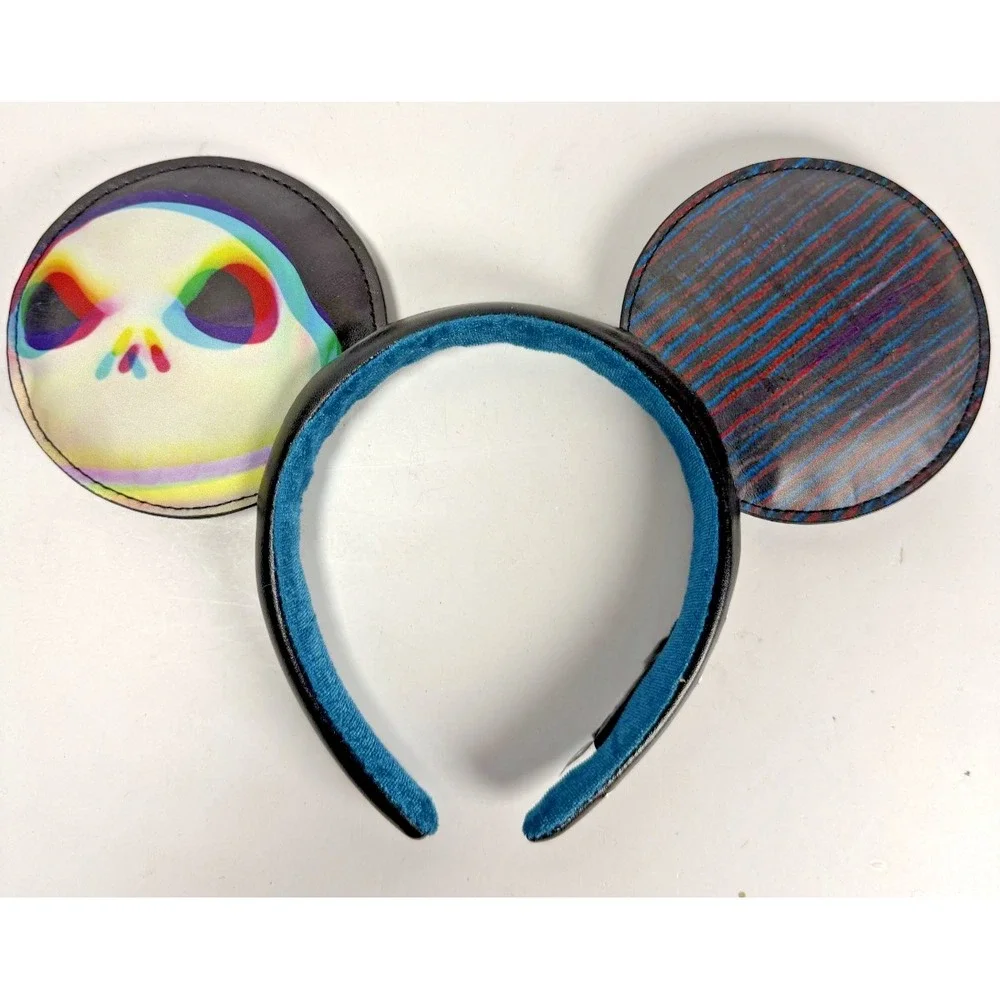 Disney~Jack Skellington Nightmare Before Christmas Mickey Mouse Ears Headband